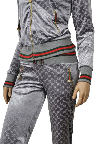 womens green gucci tracksuit|designer tracksuit women's 34 inseam.